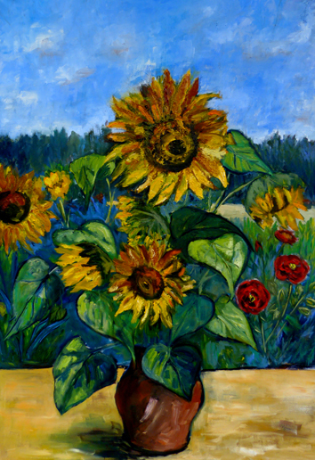 Sonnenblumen in Gatow